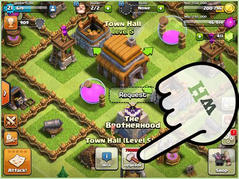 clash of clans create base.